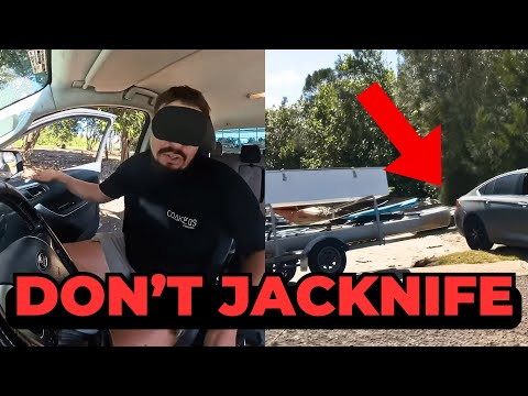 Win $1k by launching a boat blindfolded. DON'T JACKNIFE!!