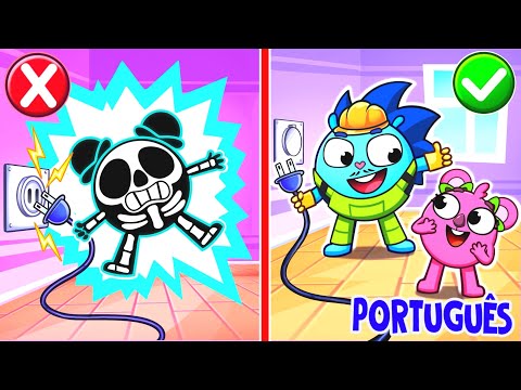 Canção “Cuidado com a eletricidade" ⚡ Canções educativas para crianças 😻🐨 by Baby Zoo Portugués