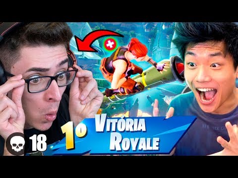 CARREGUEI O FLAKES E APRENDI A VOAR NO FOGUETE!! FORTNITE: BATTLE ROYALE