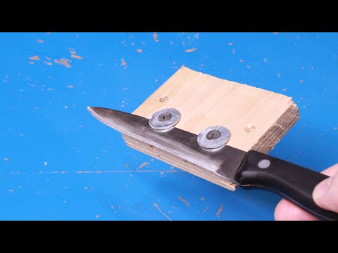 How to sharpen a knife! The easiest way to sharpen a knife