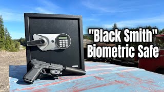 Black smith Biometric Handgun Safe.
