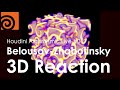 Houdini Algorithmic Live #017 - Belousov-Zhabotinsky 3D Reaction (English  )