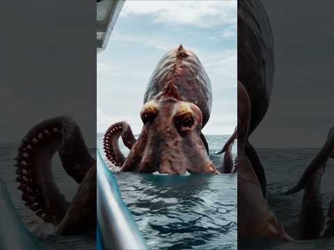 600-Pound GIANT Octopus Recorded In The North Pacific Ocean