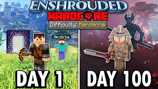 I Survived 100 Days in Enshrouded as a Hardcore Minecraft Youtuber…