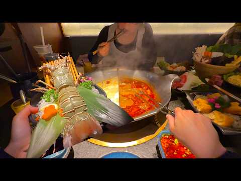 Eating $100 Premium Hotpot in China