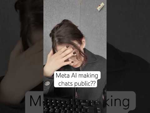 Meta AI making chats public? 😵‍💫