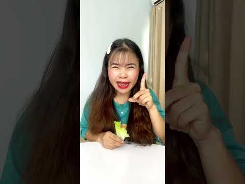 Thử thách chị làm bánh tráng cuộn trứng#shorts