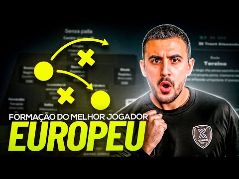 FC 25 - A FORMAÇÃO DO MELHOR JOGADOR EUROPEU 💥 - TÁTICA COMPLETA OBRUN