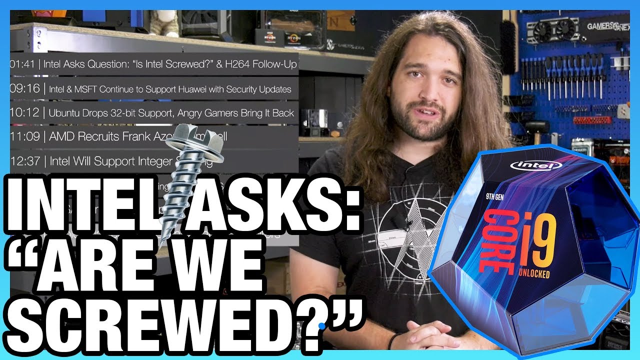 HW News - Intel Asks: Is Intel Screwed? , DisplayPort 2. 0 & 16K Monitor Support