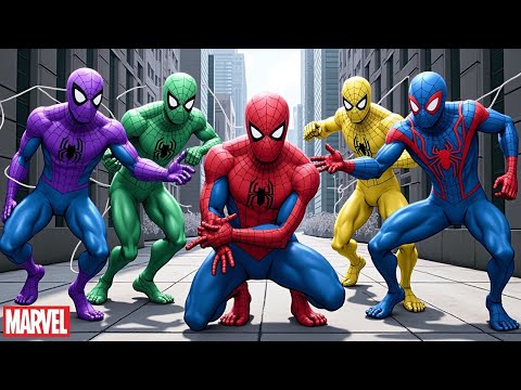 SPIDERMAN ACCIÓN EN VIVO: Spiderman escapó del hospital de superhéroes al Spider-Verso | SpiderPlayz