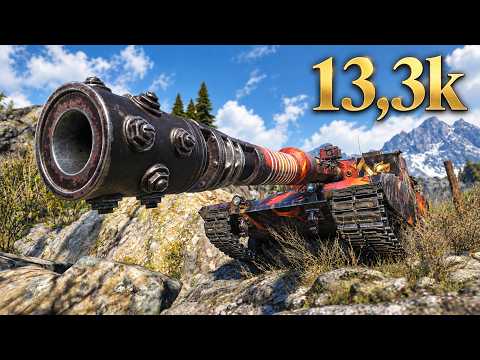 Pz  Neu  Fastest  13k damage ever    World of Tanks