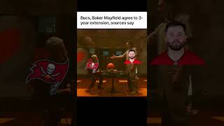 Baker Mayfield agrees to extension with Buccaneers #shorts #buccaneers