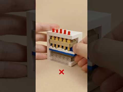 HOW DOES A PIN TUMBLER LOCK WORK? #lego #legomoc #legoideas #lock #legobuild #satisfying