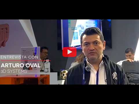Arturo Oval, ingeniero y representante de 3D Systems