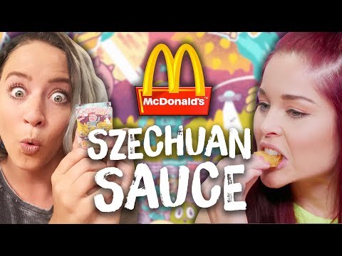 McDonald’s Rick and Morty Szechuan Sauce TASTE TEST! (Cheat Day)