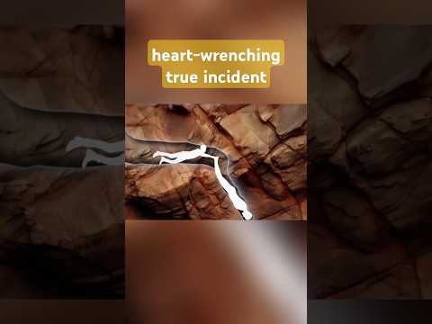 man trapped in narrow cave #viral #realstory