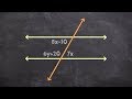 Angle Relationships and Equations