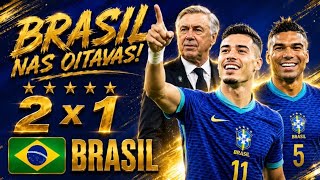 BRASIL 2 x 1 JAPÃO! BRASIL NAS OITAVAS! ESPETACULAR MARTINELLI FAZ O GOL DA VITÓRIA NOS ACRÉSCIMOS!🏆