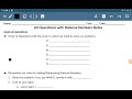 Exploring Operations with Rational Numbers