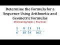 Understanding Sequences and Their Formulas