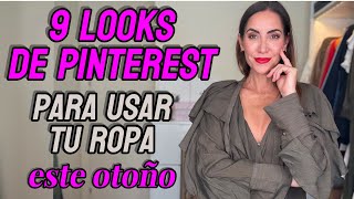 ¡NO COMPRES NADA ESTE OTOÑO! (Aún) Inspiración PINTEREST CON TU ROPA para hacer LOOKS VERSÁTILES 