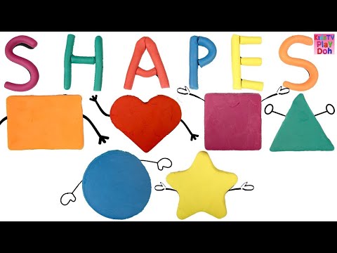 Shapes Song for Kids - Learn Names of Shapes with Play Doh + More Fun Kids Videos