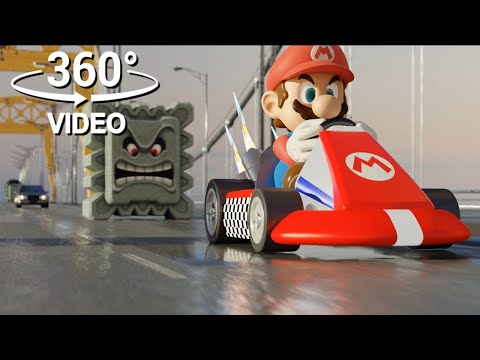 Super Mario Kart 360° VR #mariokart #nintendo #supermario