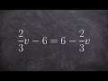 Solving Equations with Fractional Coefficients