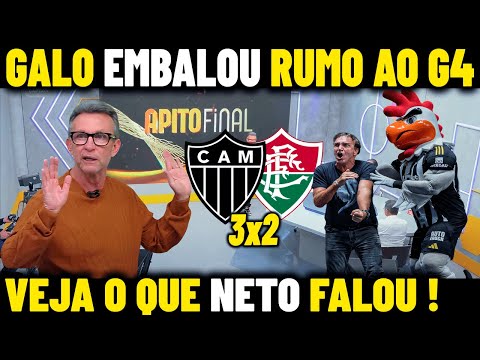 GALO EMBALOU ! TAPETINHO VAI DEIXAR o GALO AINDA MAIS FORTE ! ATLÉTICO-MG 3X2 FLUMINENSE