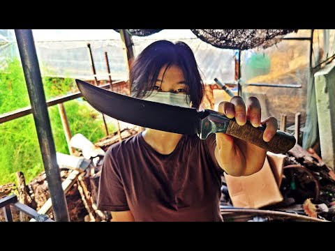 Making a camping knife