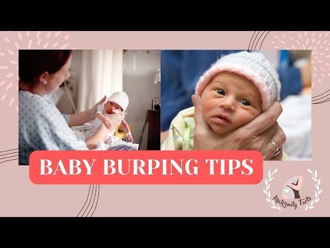 BABY BURPING TIPS! HOW TO BURP A NEWBORN BABY! FOR FIRST TIME MOMS!