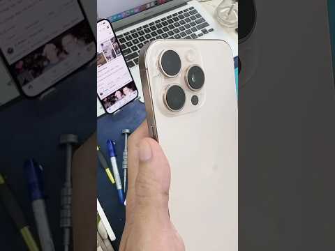 Thay kính lưng zin iPhone 16 Pro Max😱#suadienthoai #iphone16promax #thaykinhlung #phatthanhmobile
