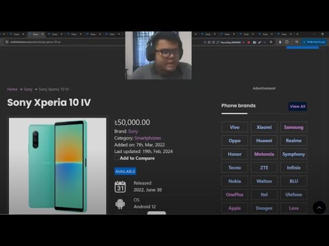 50,000 Taka Best Gaming Phone 2025 Bangladesh !! Sony Xperia 10 IV Phone Review 2025 Bangla