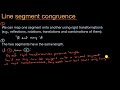 Rigid Transformations and Segment Congruence