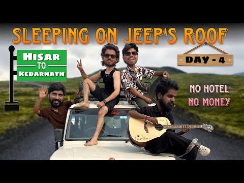 Slept on a Jeep Roof While Hitchhiking to Kedarnath 😱 | 0 Rupee Challenge | Awara Sachin Saini
