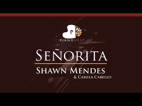 Shawn Mendes, Camila Cabello – Senorita – HIGHER Key (Piano Karaoke / Sing Along)