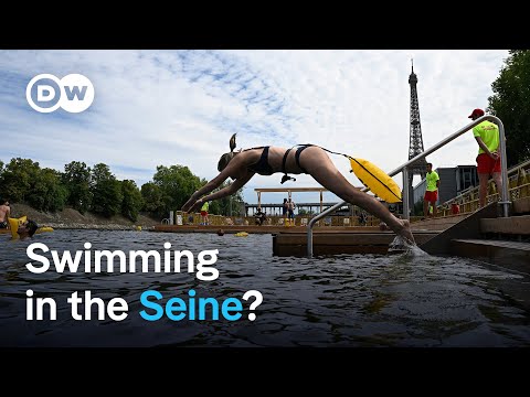 YouTube video thumbnail: Summer in Paris: Who Wants to Swim in the Seine?