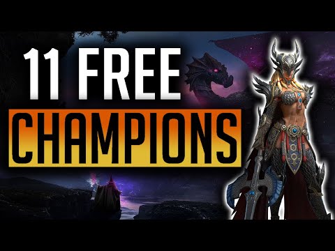 RAID | 11 Free login champions rated!