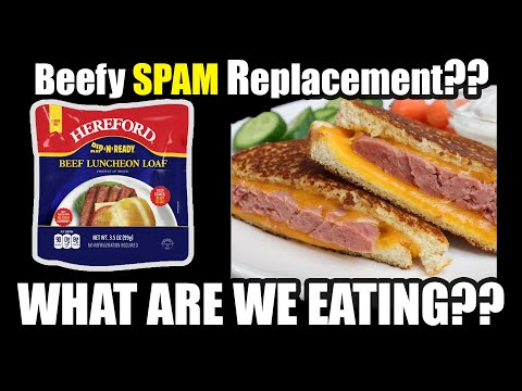 Hereford Fully Cooked Beef Luncheon Loaf - Beefy SPAM Replacement?? - WHAT ARE WE EATING?