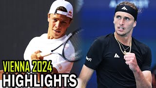 Alexander Zverev vs Joel Schwaerzler Round 1 Highlights | Vienna 2024