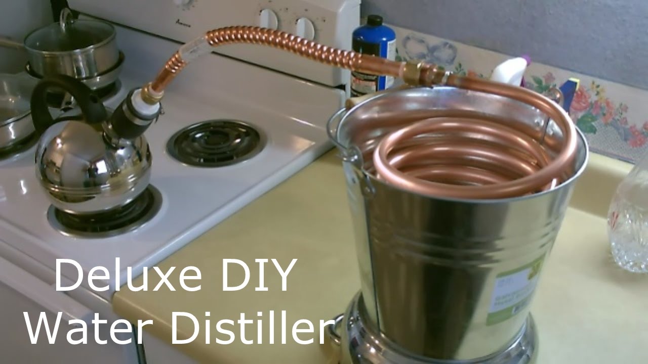 Homemade Water Distiller! – The Deluxe DIY “pure water” Water Distiller! Full Instructions
