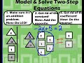 Solving Two Step Equations with Models