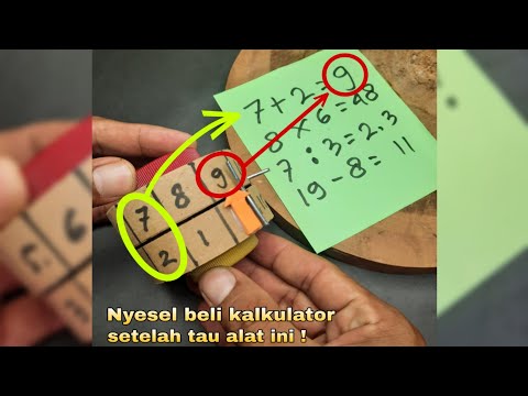 Diy membuat kalkulator sederhana dari kardus bekas