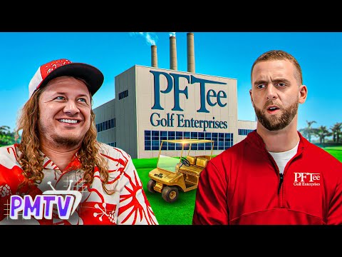 PFT Begins His Training To Compete For 1 Million Dollars Against Youtube Golfers