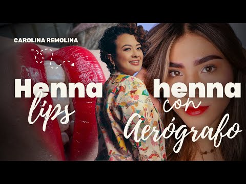 henna con aerógrafo y henna lips LA TENDENCIA MUNDIAL , EL COMBO PERFECTO PARA ESTAS FESTIVIDADES.