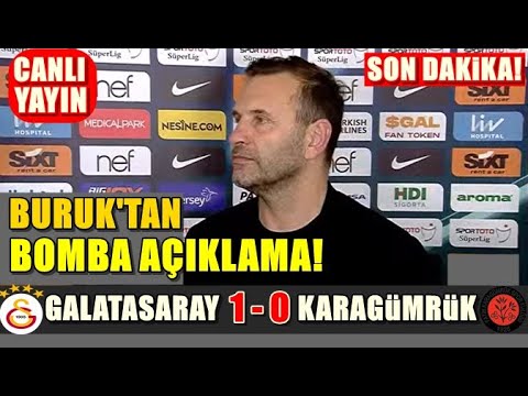 Okan Buruk Basın Toplantısı! Maç Sonu: Galatasaray  1 - 0 Karagümrük
