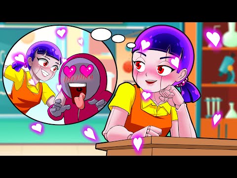 어몽어스 오징어 게임 Squid Game | Squidgame Doll Fall in Love | FRIDAY NIGHT FUNKIN ANIMATIONS