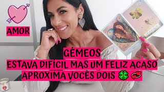 GÉMEOS ♊️ AMOR 💖 ESTAVA DIFÍCIL MAS UM FELIZ ACASO APROXIMA VOCÊS DOIS 🍀💞