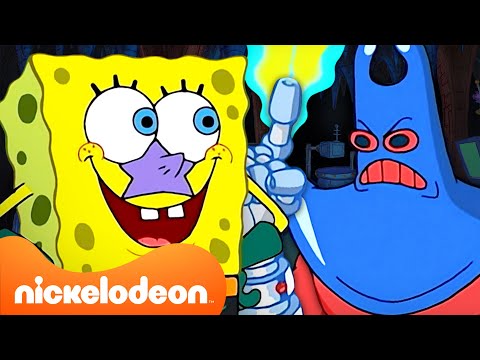 SpongeBob | 60 MINUTEN SpongeBob die te hulp schiet 💥 | @SpongeBobOfficial | Nickelodeon Nederlands