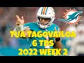 Tua's Touchdowns and Game Stats